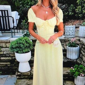 Elegant Yellow Dress